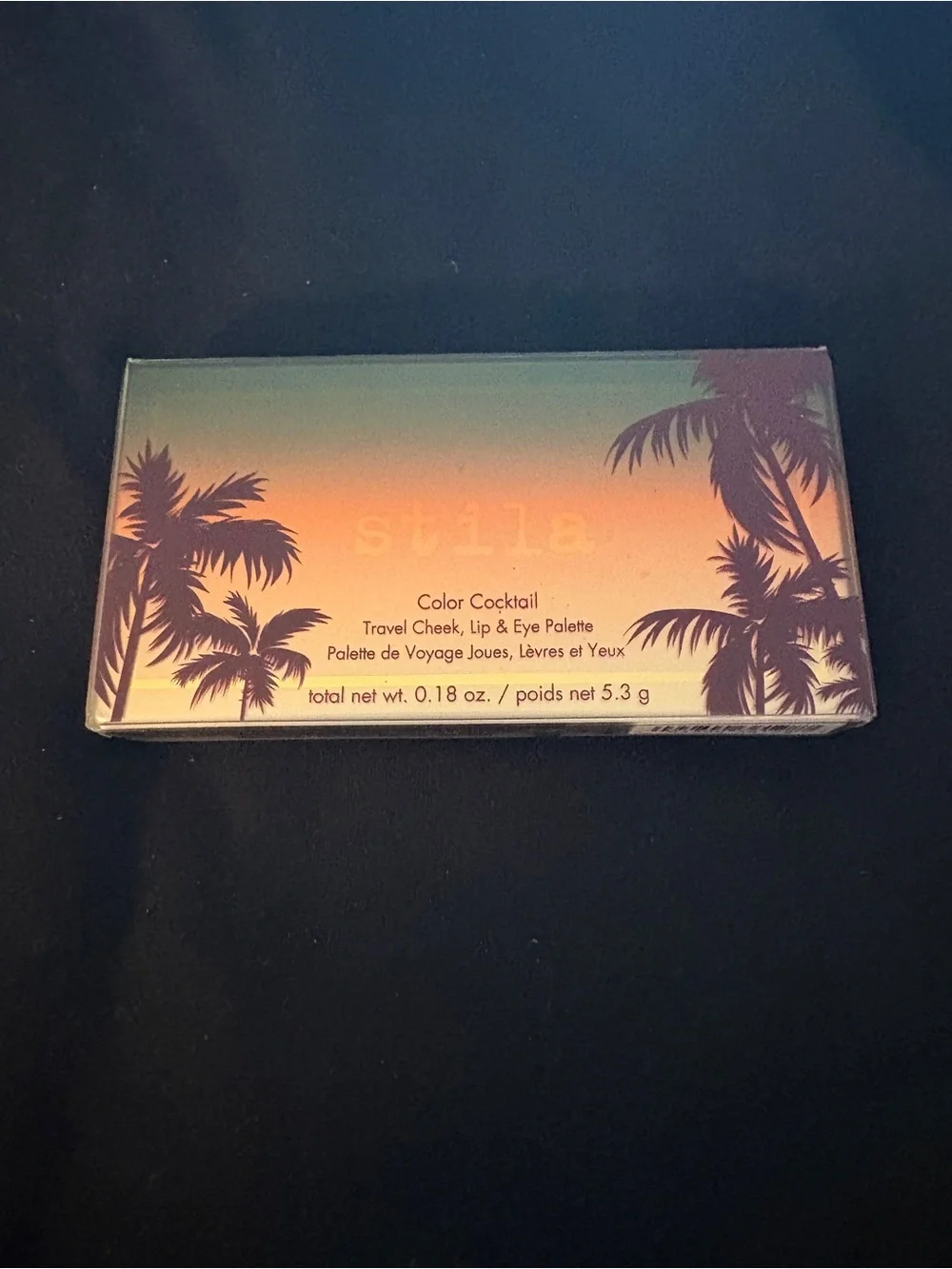 Stila Color Cocktail Tequila Sunrise Cheek Lip Eye Palette New Sealed